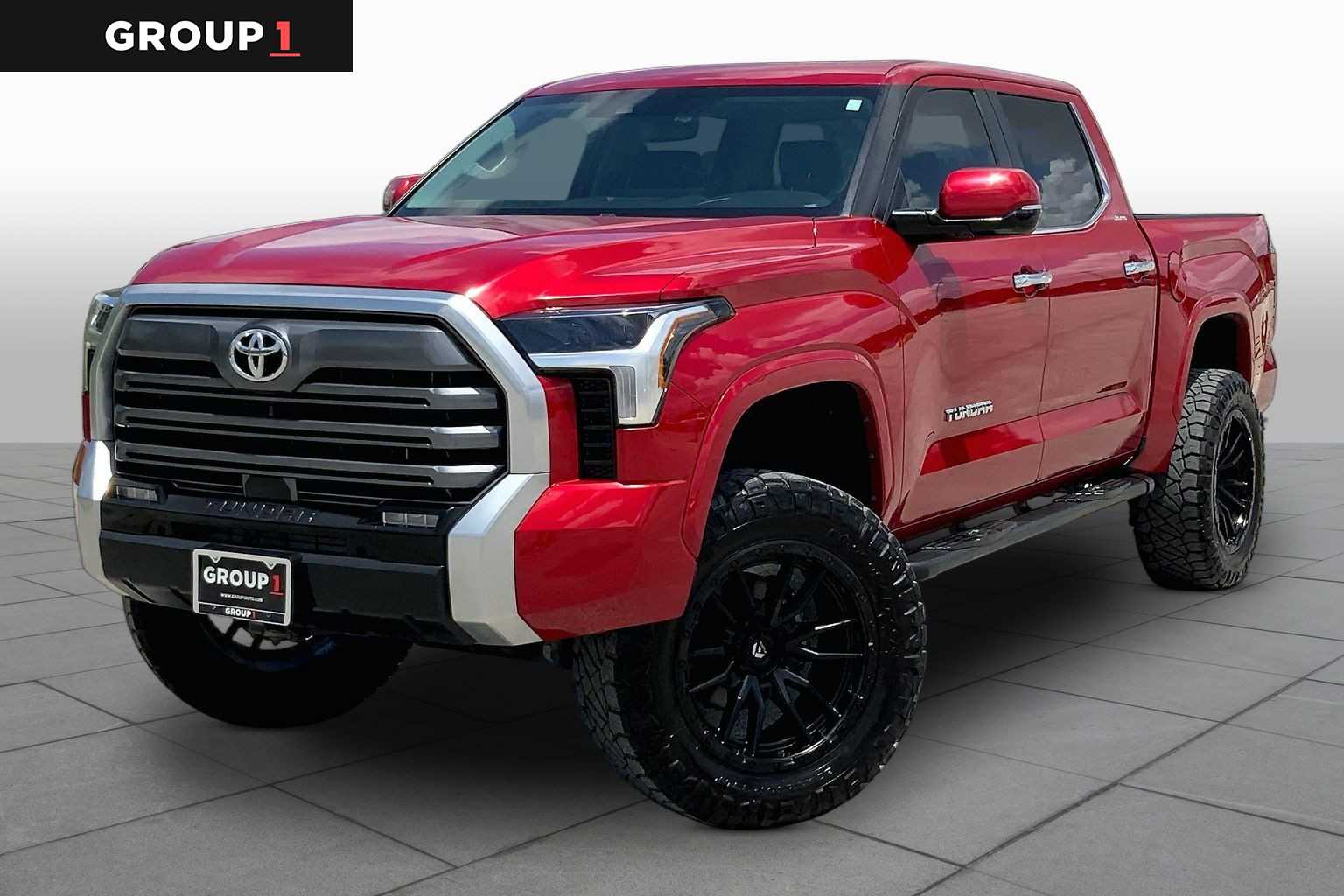 2024 Toyota Tundra Limited Supersonic Red at Group 1 Toyota Southwest