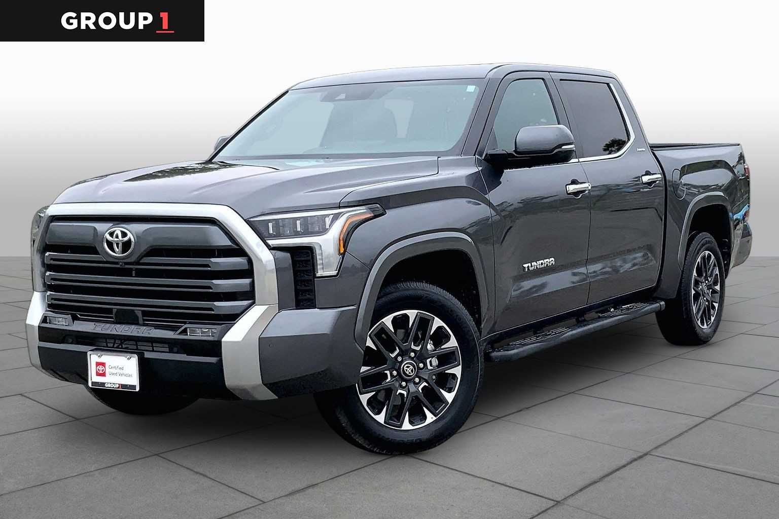 2025 Toyota Tundra Limited Magnetic Gray Metallic at Group 1 Toyota Southwest