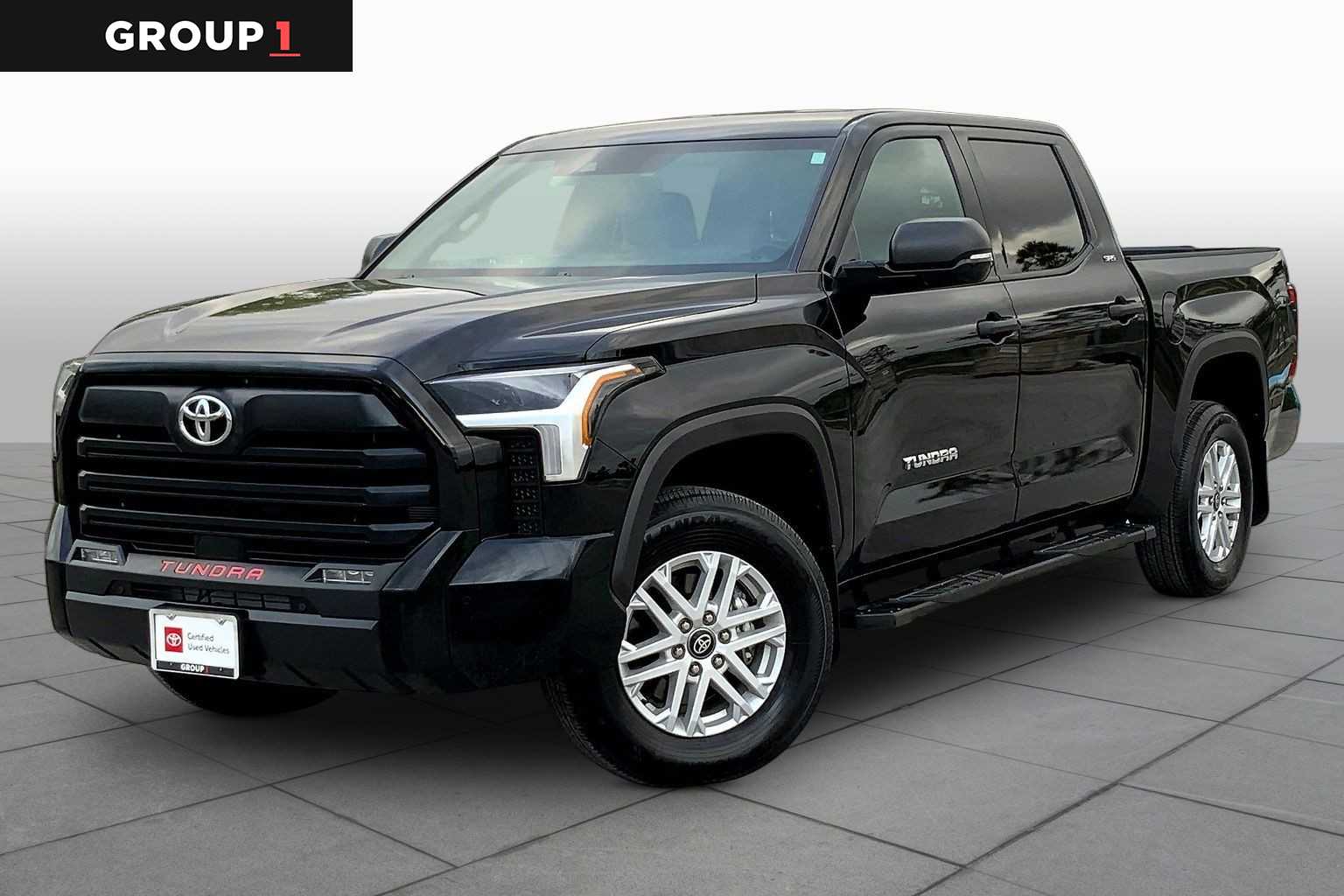 2025 Toyota Tundra SR5 Midnight Black Metallic at Group 1 Toyota Southwest