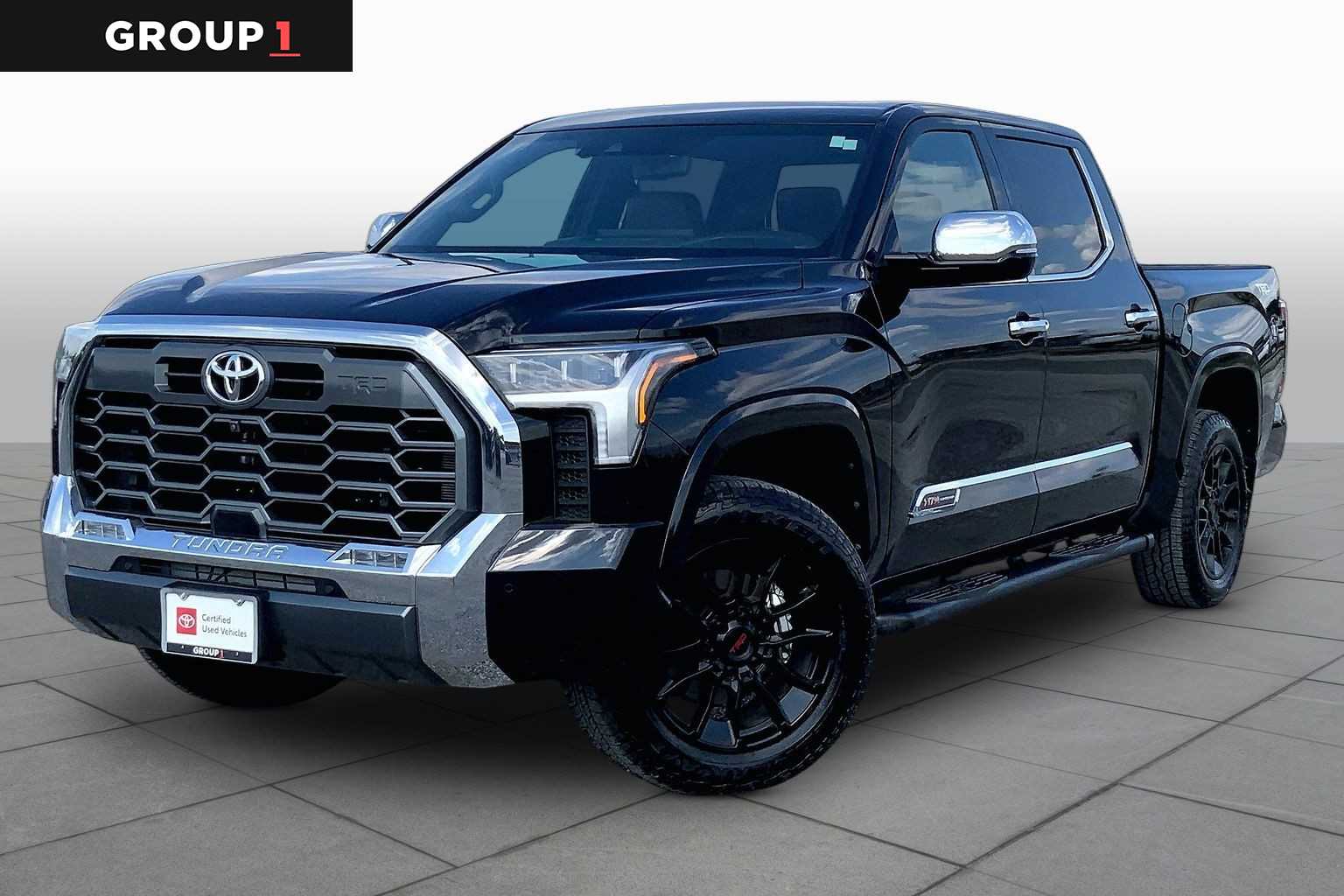 2025 Toyota Tundra 1794 Edition Midnight Black Metallic at Group 1 Toyota Southwest