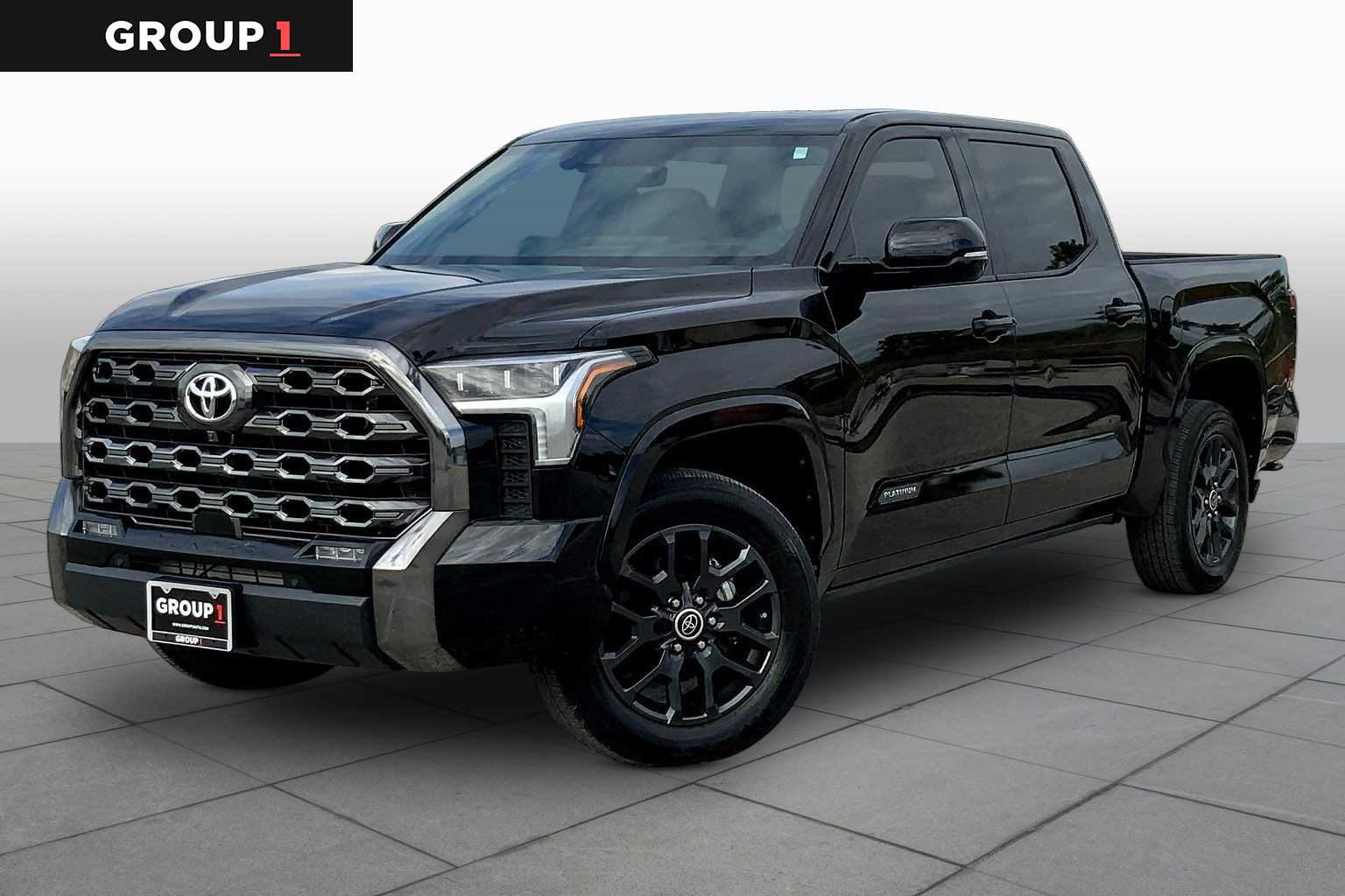 2023 Toyota Tundra Platinum Midnight Black Metallic at Group 1 GMC Buick South