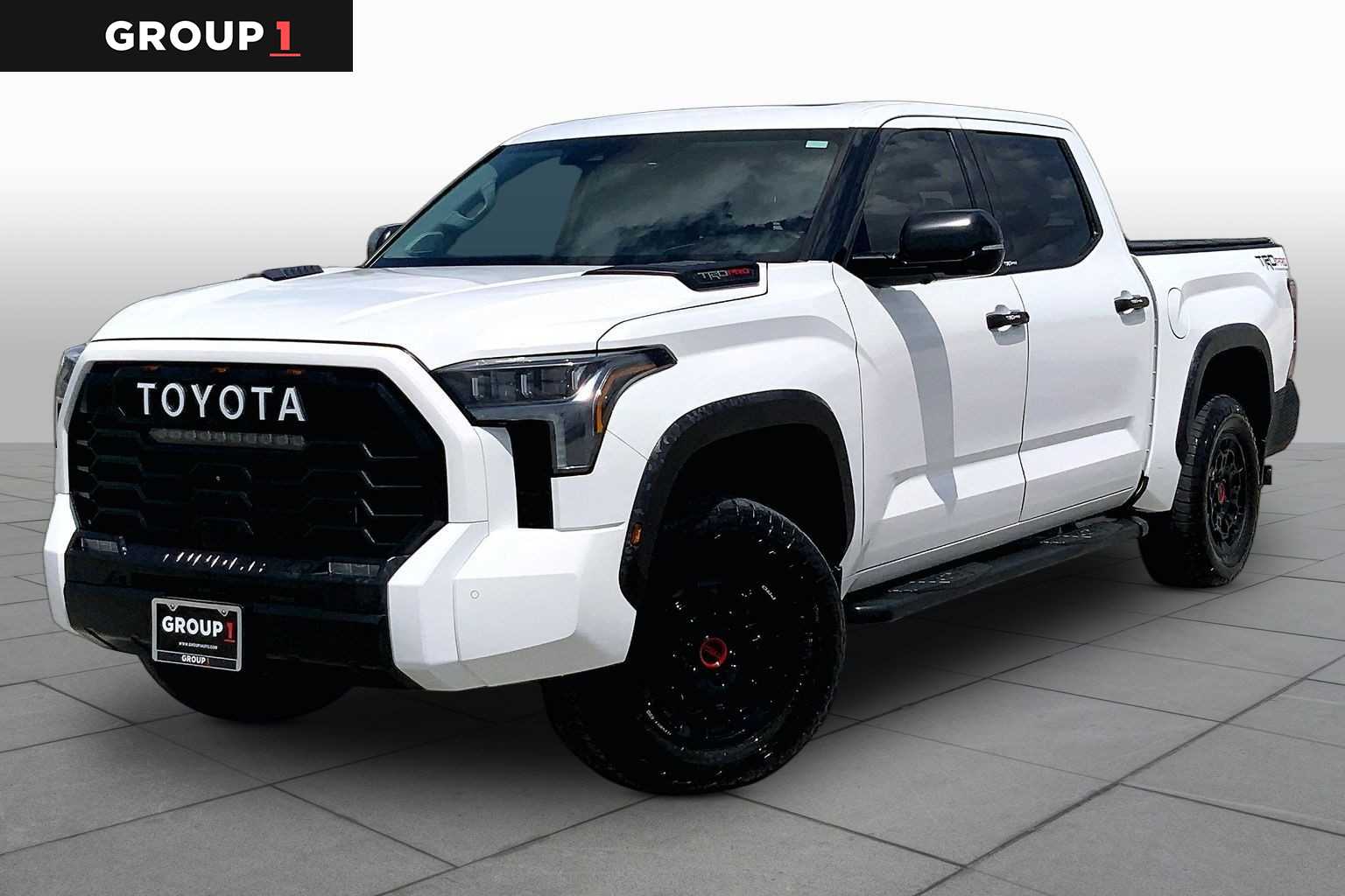 2022 Toyota Tundra TRD Pro Hybrid White at Group 1 Toyota Southwest