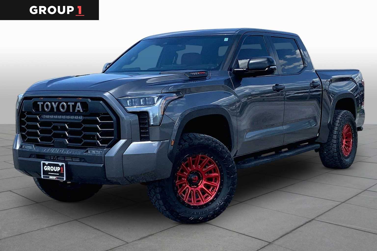2025 Toyota Tundra TRD Pro Hybrid Magnetic Gray Metallic at Group 1 Toyota Southwest