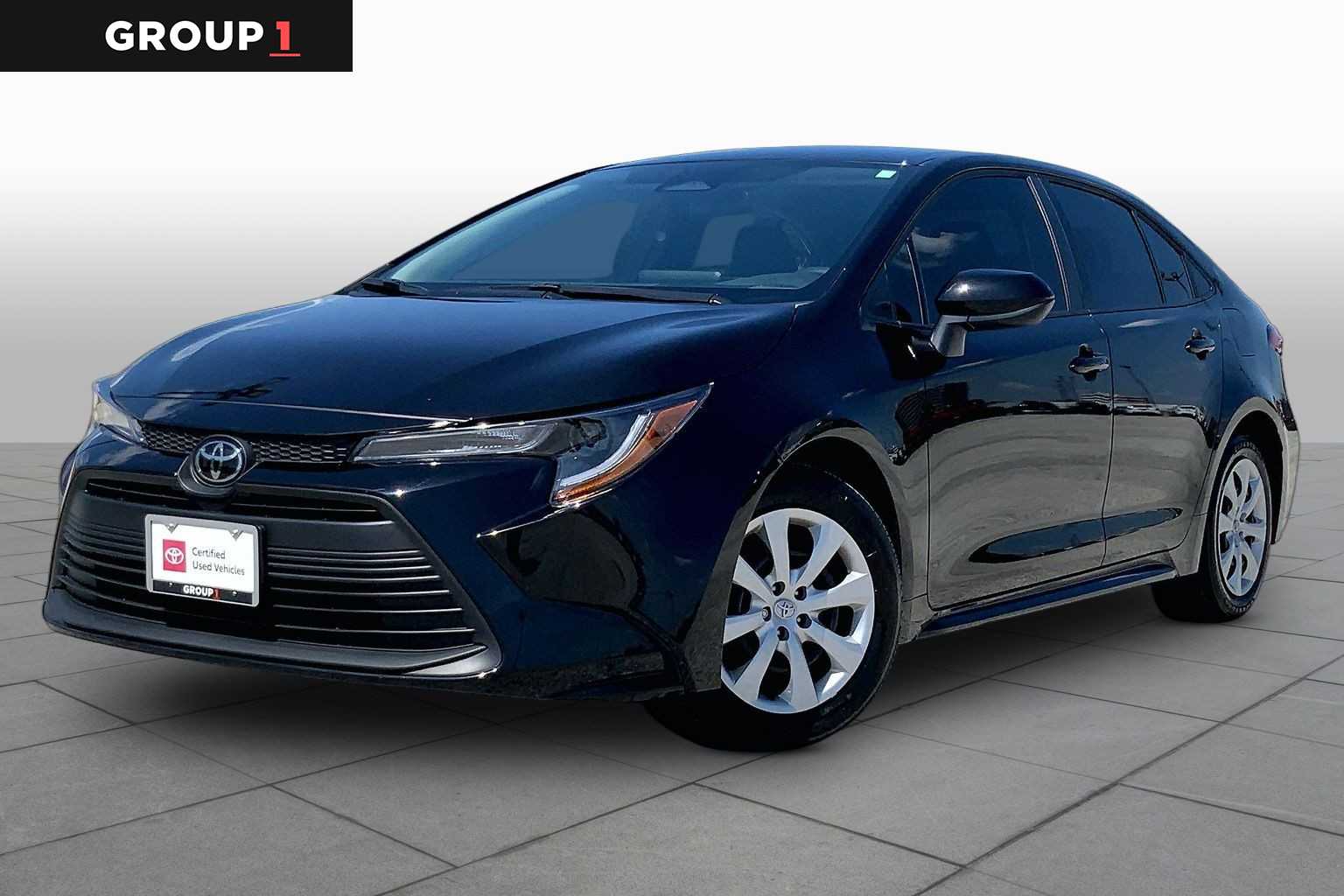 2026 Toyota Corolla LE Midnight Black Metallic at Group 1 Toyota Southwest