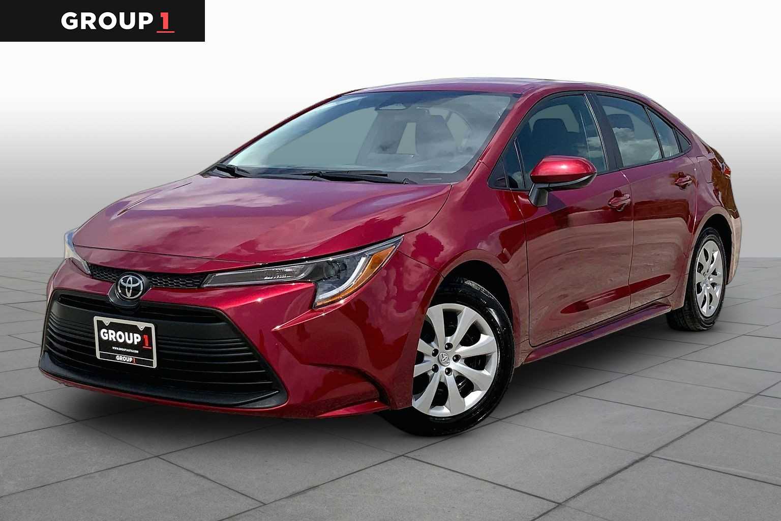 2025 Toyota Corolla LE Ruby Flare Pearl at Group 1 Toyota Southwest