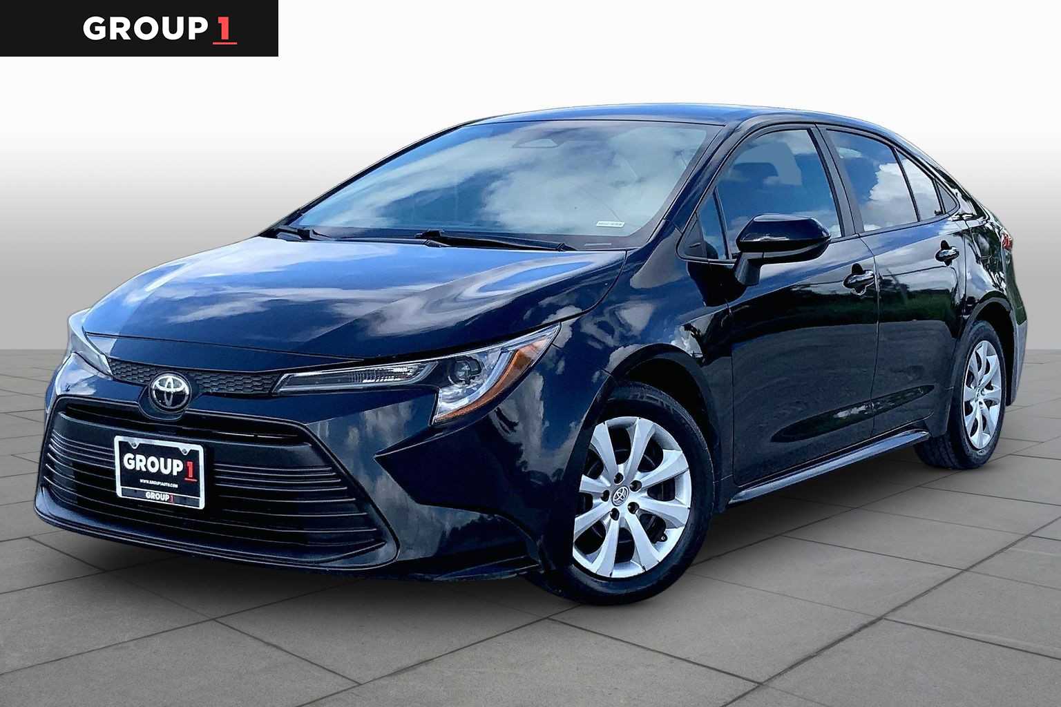 2023 Toyota Corolla LE Midnight Black Metallic at Westside Kia
