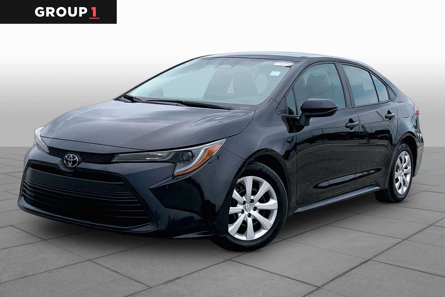 2024 Toyota Corolla LE Midnight Black Metallic at Group 1 Toyota Southwest