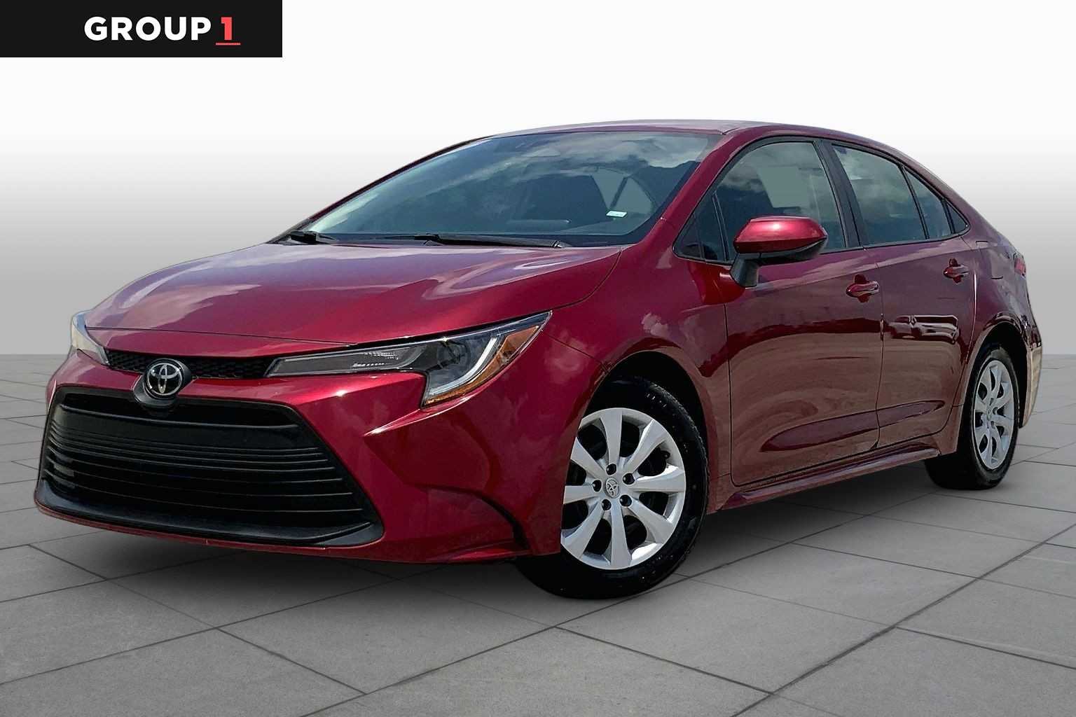 2024 Toyota Corolla LE Ruby Flare Pearl at Group 1 Toyota Southwest
