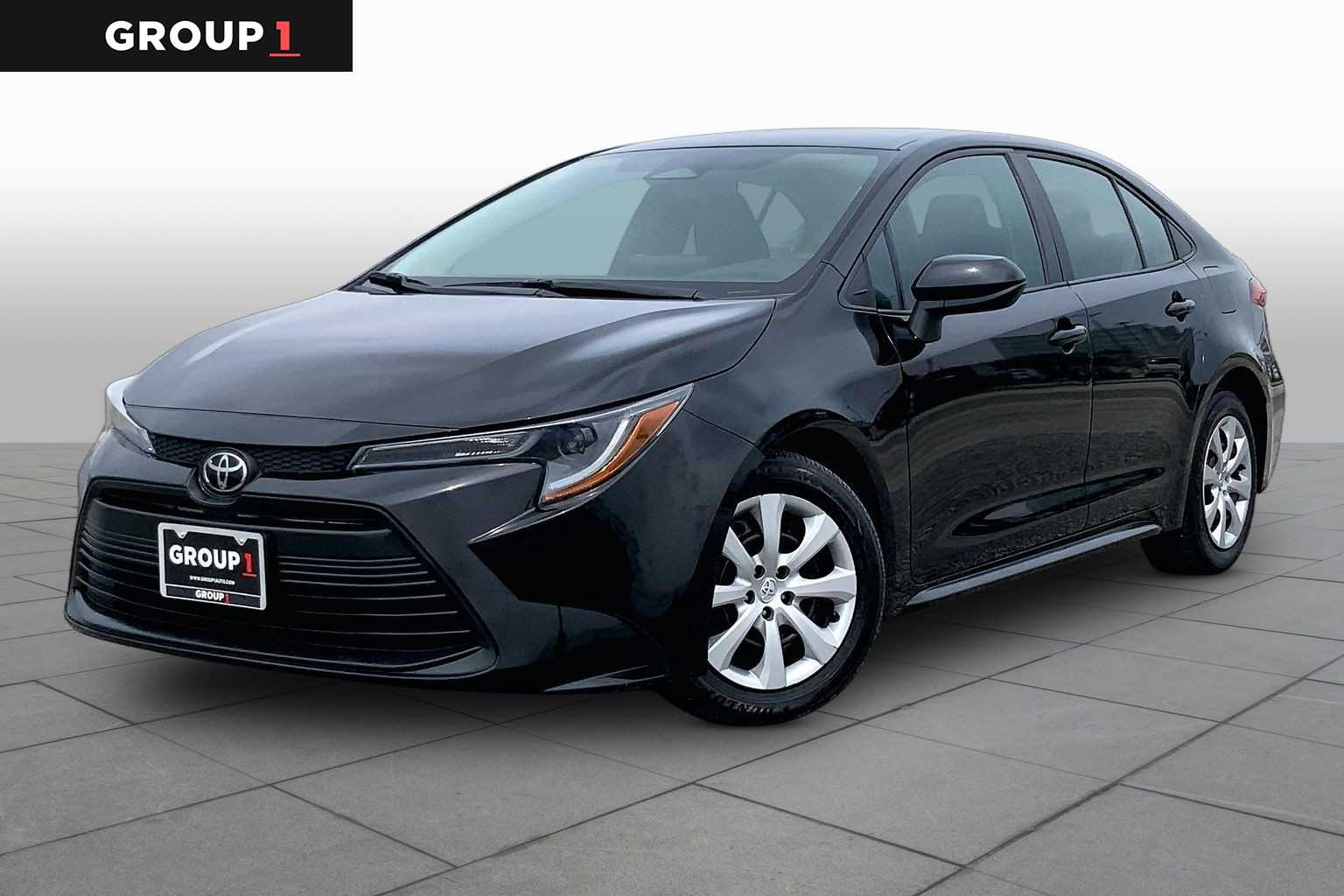 2024 Toyota Corolla LE Midnight Black Metallic at Group 1 Toyota Southwest