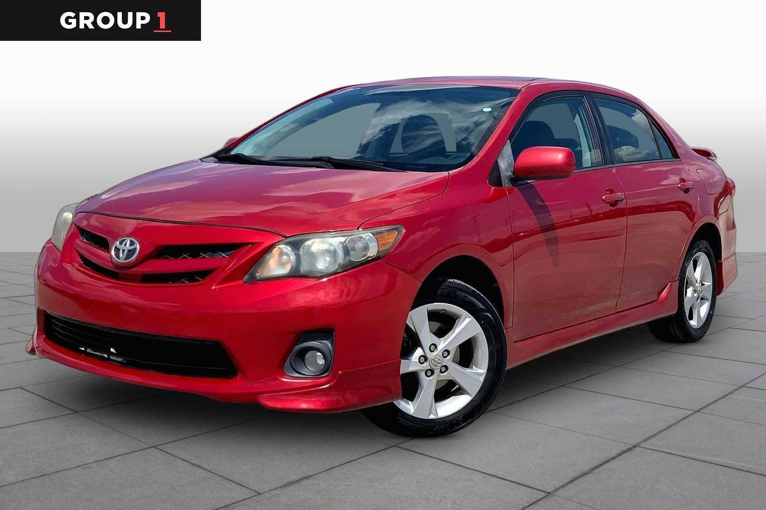 2013 Toyota Corolla S Barcelona Red Metallic at Group 1 Toyota Southwest