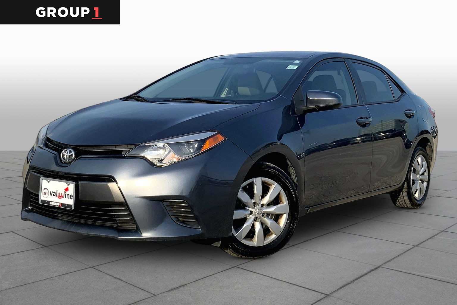 2015 Toyota Corolla LE Slate Metallic at Group 1 Toyota Southwest