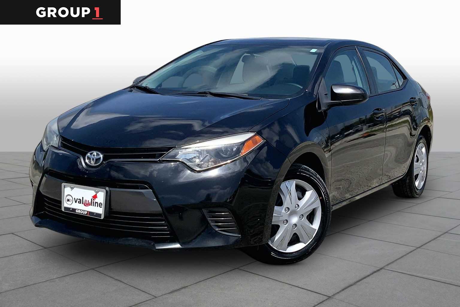 2016 Toyota Corolla LE Black Sand Pearl at Group 1 Toyota Southwest