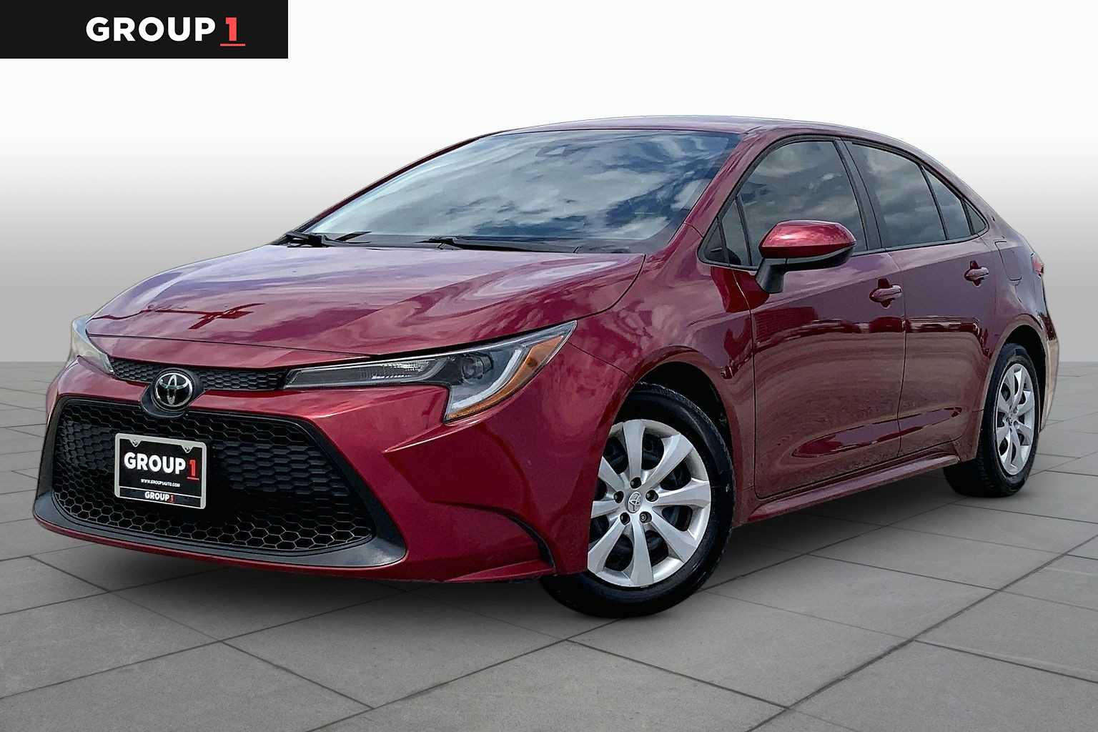 2022 Toyota Corolla LE Ruby Flare Pearl at HGreg Houston
