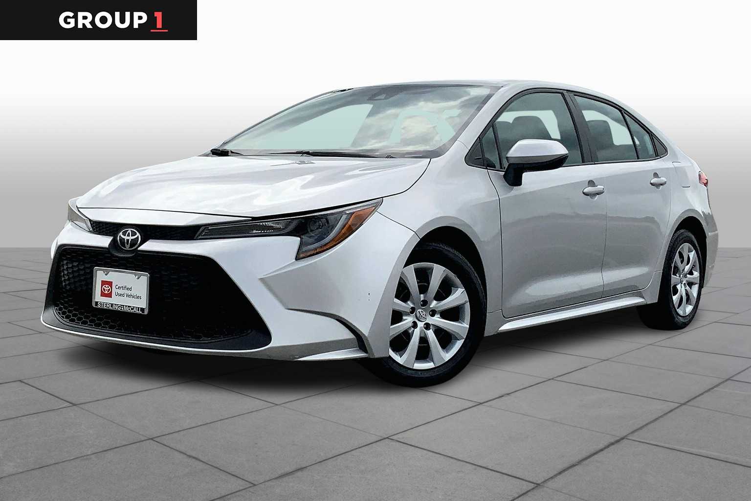 2022 Toyota Corolla LE Classic Silver Metallic at Group 1 Toyota Southwest