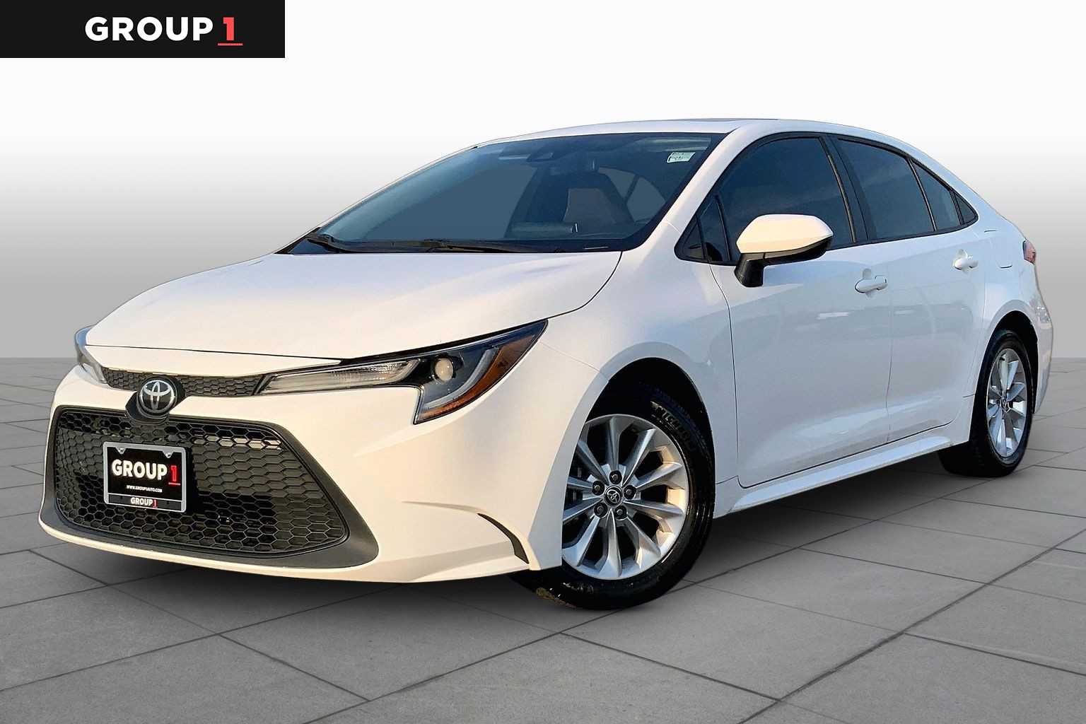 2020 Toyota Corolla LE Super White at Mercedes-Benz of Houston North