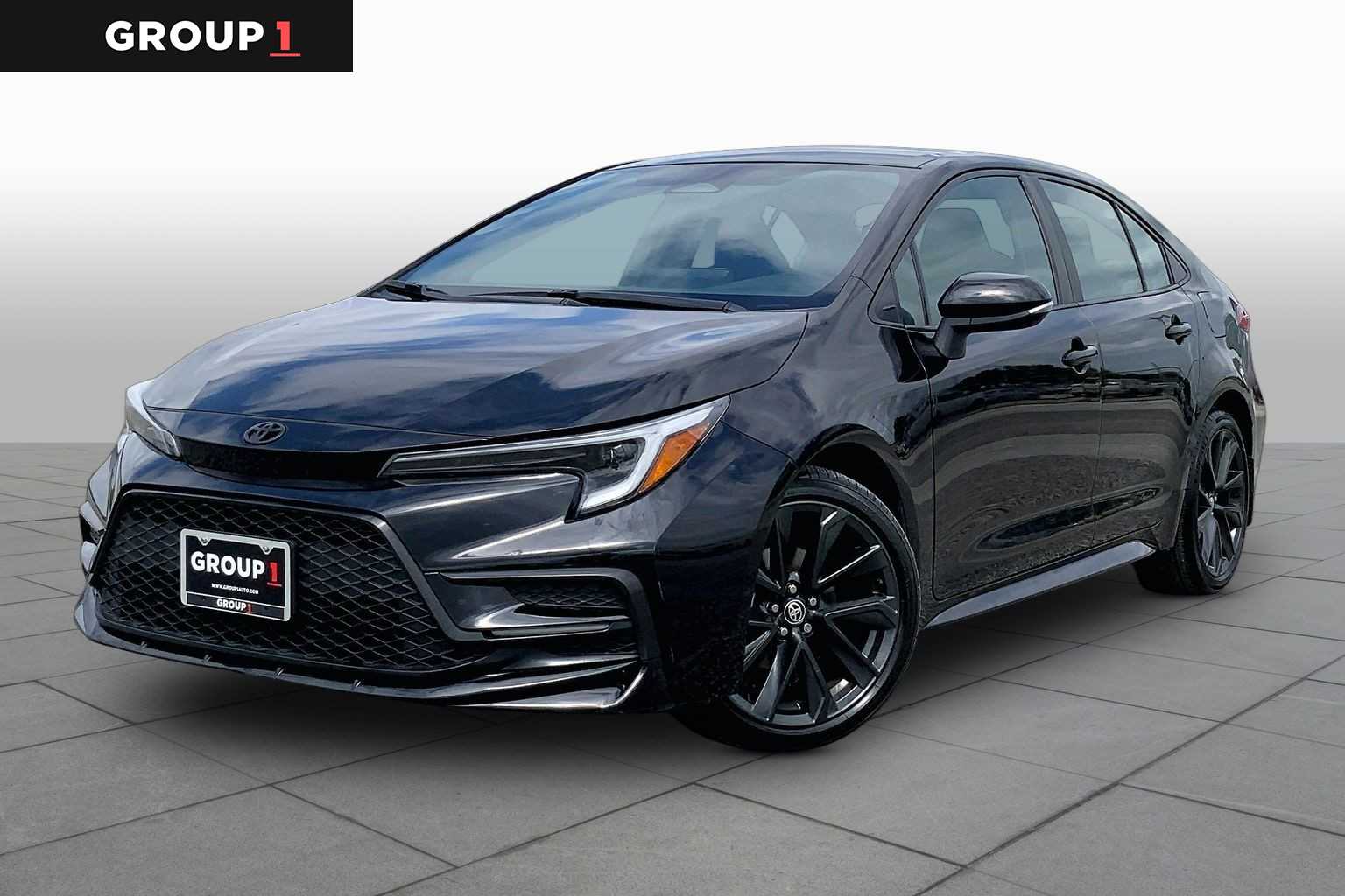 2024 Toyota Corolla SE Midnight Black Metallic at Lexus Southwest Houston