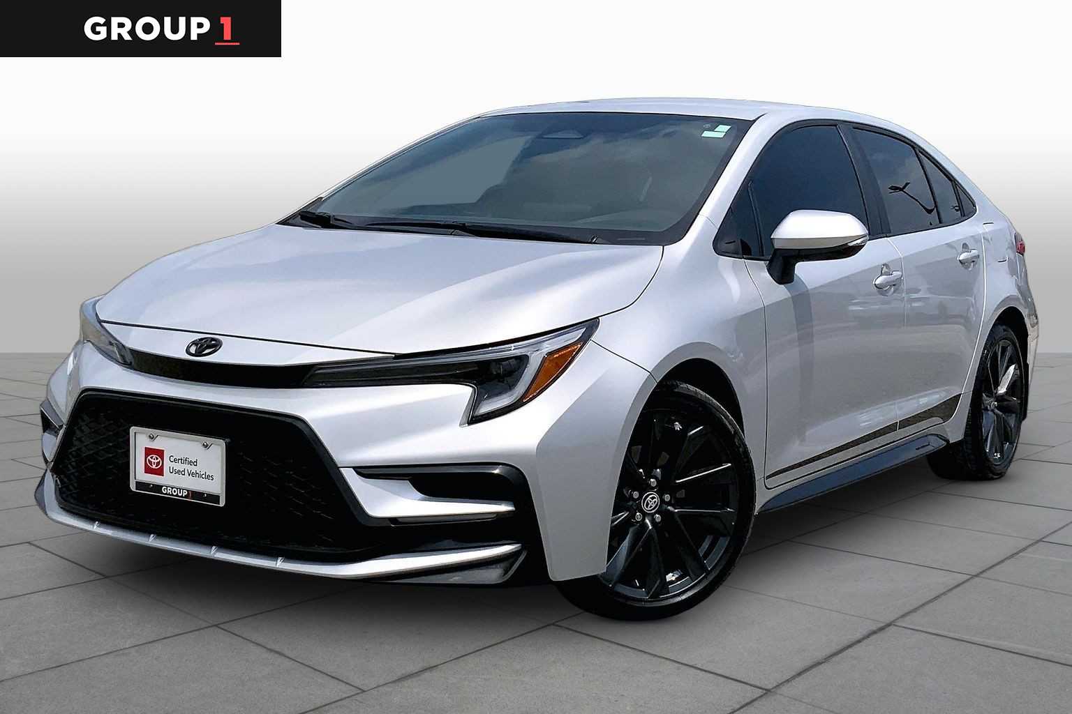2024 Toyota Corolla SE Classic Silver Metallic at AutoNation Chevrolet Gulf Fwy
