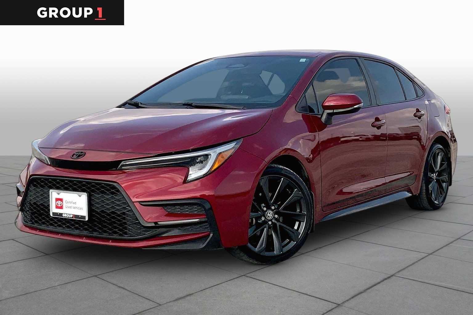 2024 Toyota Corolla SE Ruby Flare Pearl at Group 1 Toyota Southwest