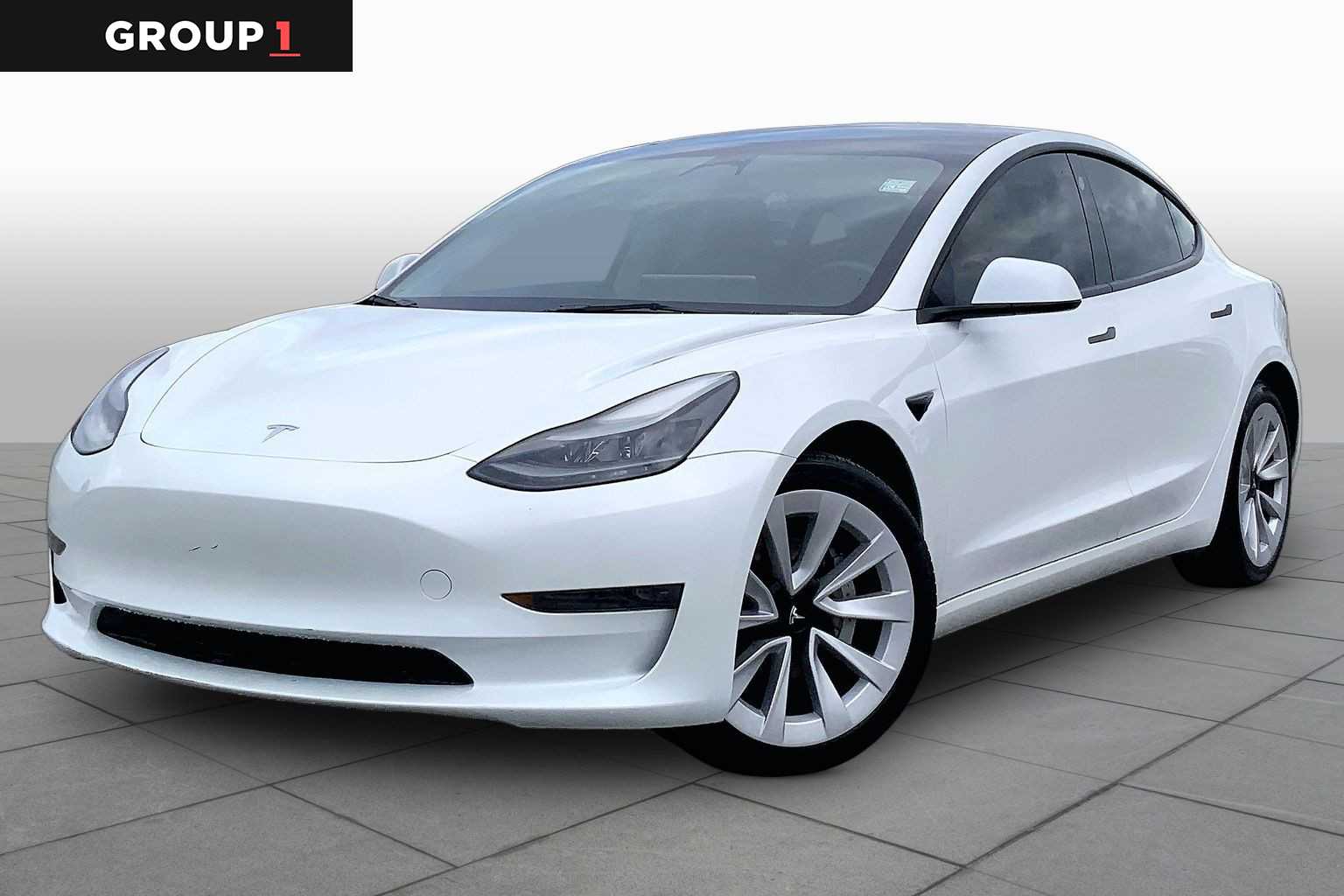 2023 Tesla Model 3  Pearl White Multi-Coat at Friendly Ford Crosby