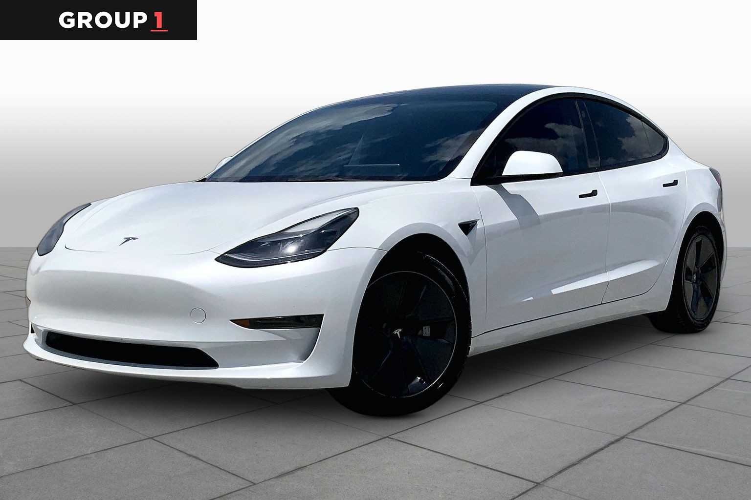 2023 Tesla Model 3  Pearl White Multi-Coat at Beck & Masten Kia