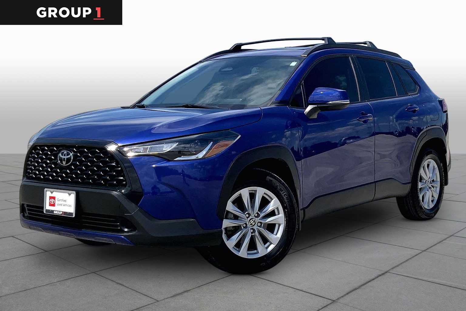 2024 Toyota Corolla Cross LE Blue Crush Metallic at HGreg Houston