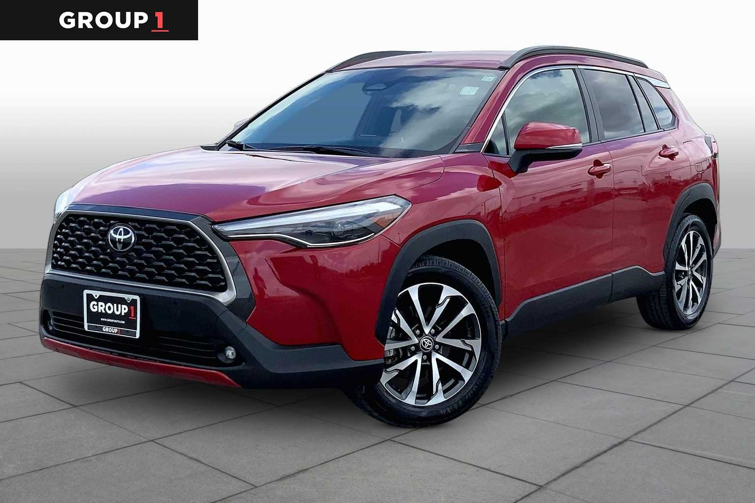 Barcelona Red Metallic 2024 Toyota Corolla Cross XLE FWD SUV / Crossover Front-Wheel Drive Continuously Variable Transmission