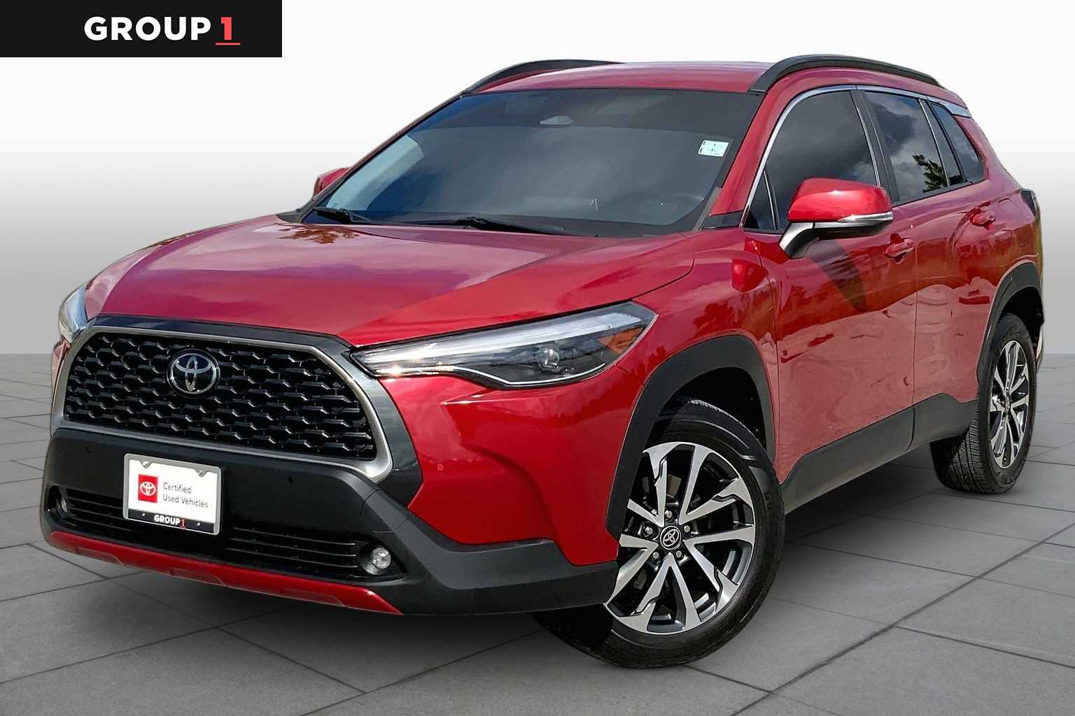 2023 Toyota Corolla Cross XLE Barcelona Red Metallic at Davis Chevrolet