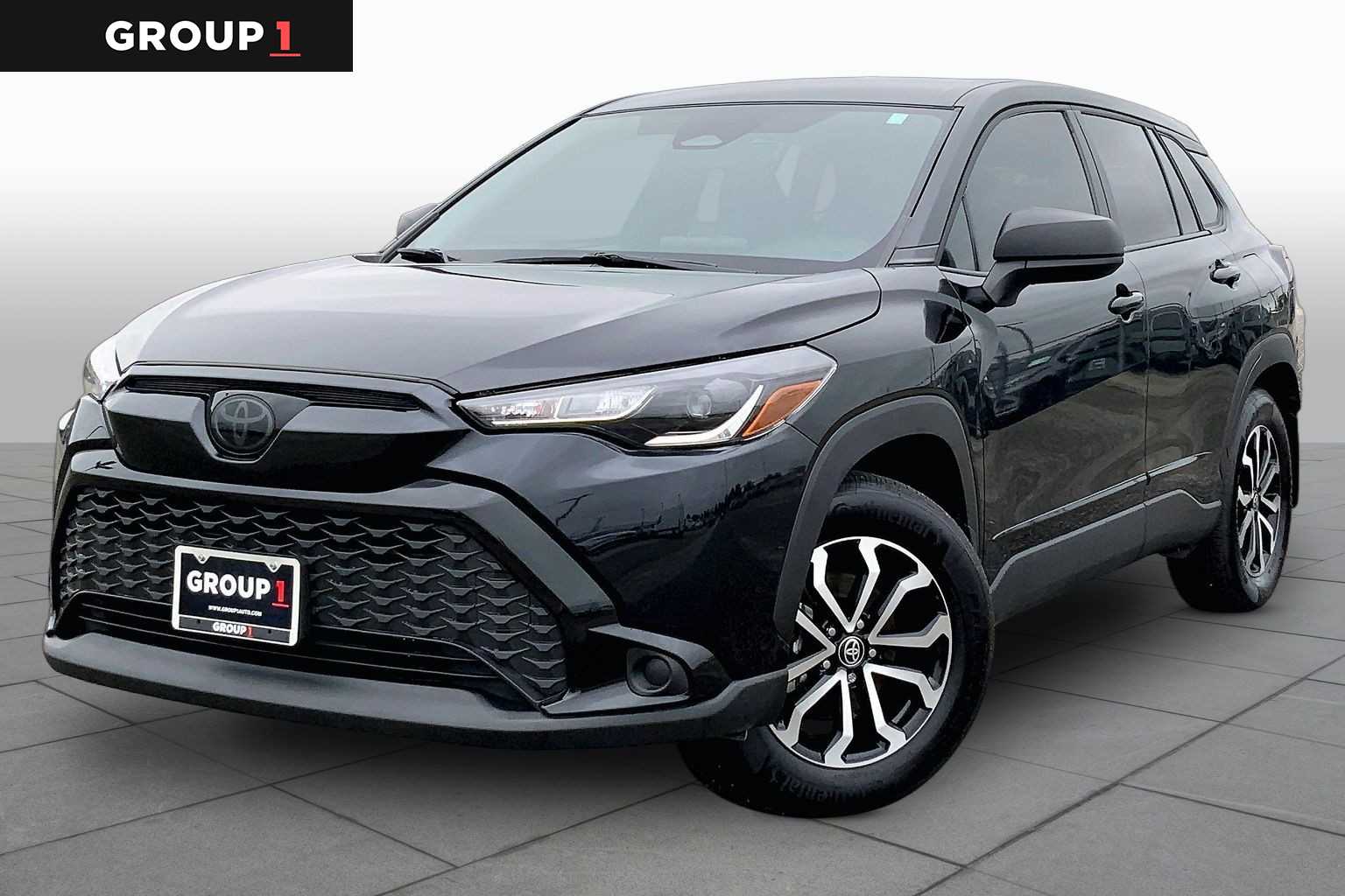 2025 Toyota Corolla Cross Hybrid S Jet Black at AutoNation Toyota Gulf Fwy