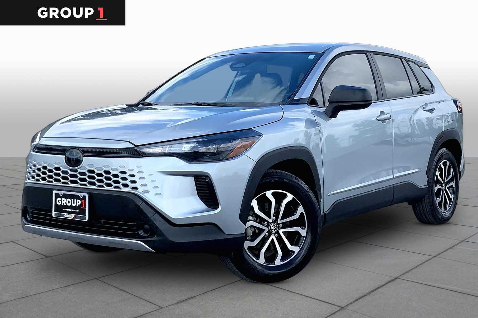2026 Toyota Corolla Cross Hybrid S Sonic Silver at Group 1 Toyota Southwest