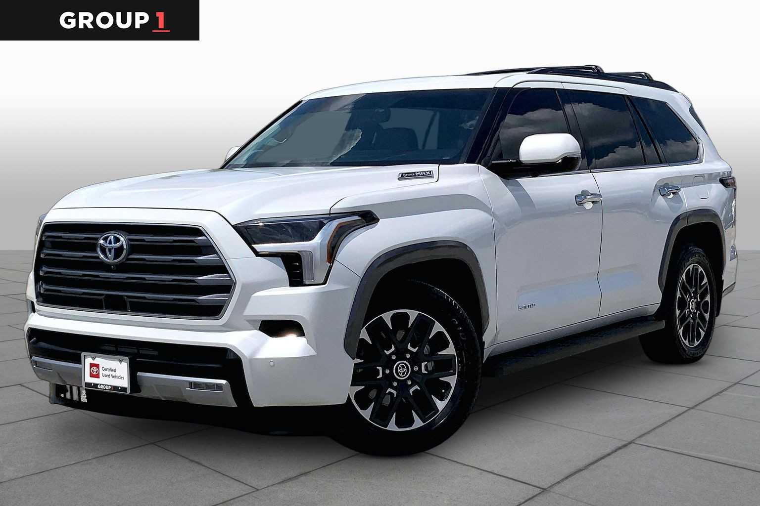2023 Toyota Sequoia Limited Wind Chill Pearl at Group 1 Toyota Southwest