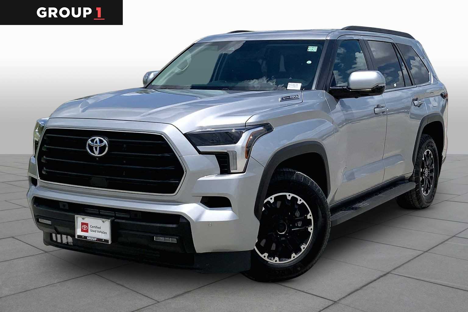 2024 Toyota Sequoia SR5 Celestial Silver Metallic at Group 1 Toyota Southwest