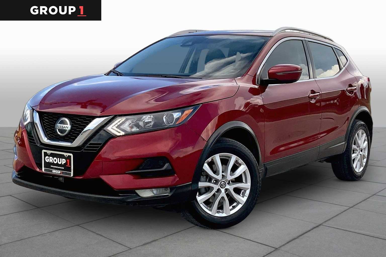 2022 Nissan Rogue Sport SV Scarlet Ember Pearl Metallic at HGreg Houston