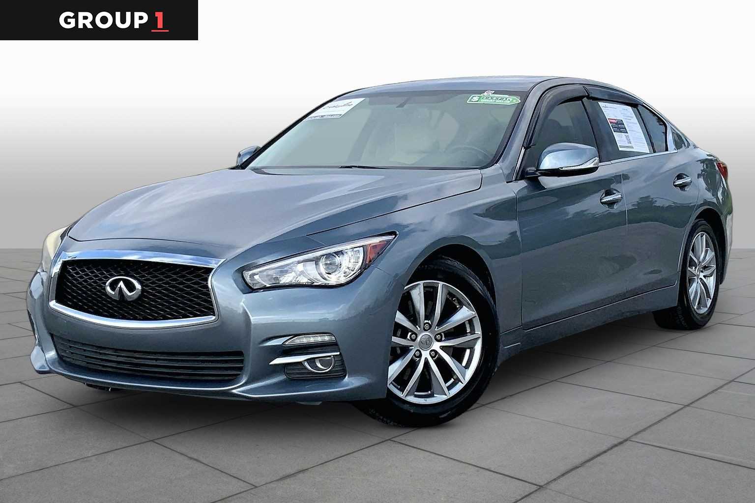 2015 INFINITI Q50 Premium Hagane Blue at Group 1 GMC Buick South