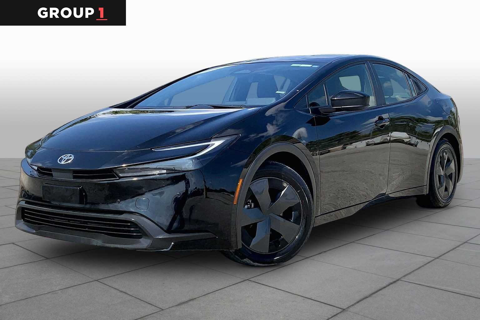 2025 Toyota Prius LE Midnight Black Metallic at Group 1 Toyota Southwest