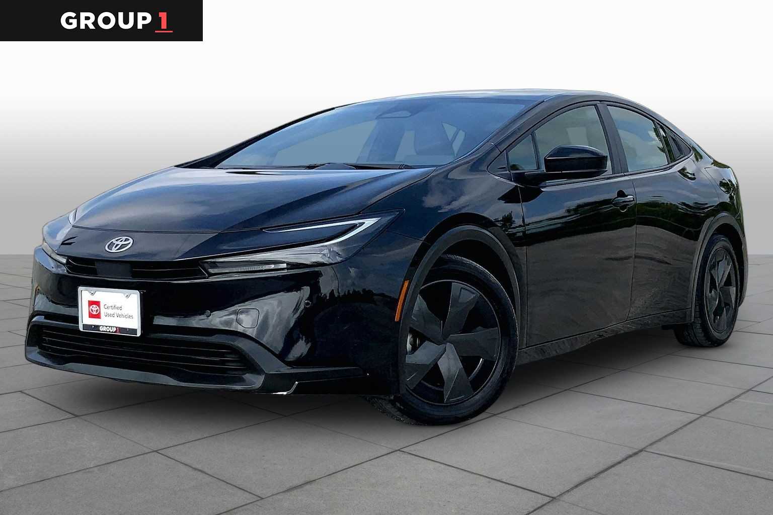 2025 Toyota Prius LE Midnight Black Metallic at Group 1 Toyota Southwest