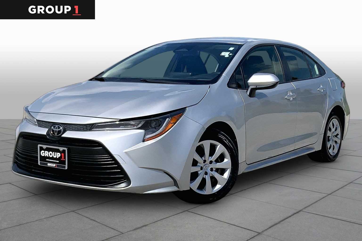 2023 Toyota Corolla LE Classic Silver Metallic at AutoNation USA Houston