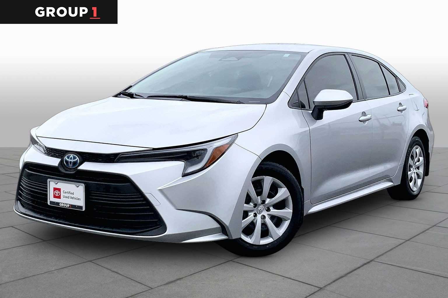 2025 Toyota Corolla Hybrid LE Classic Silver Metallic at AutoNation Toyota Gulf Fwy