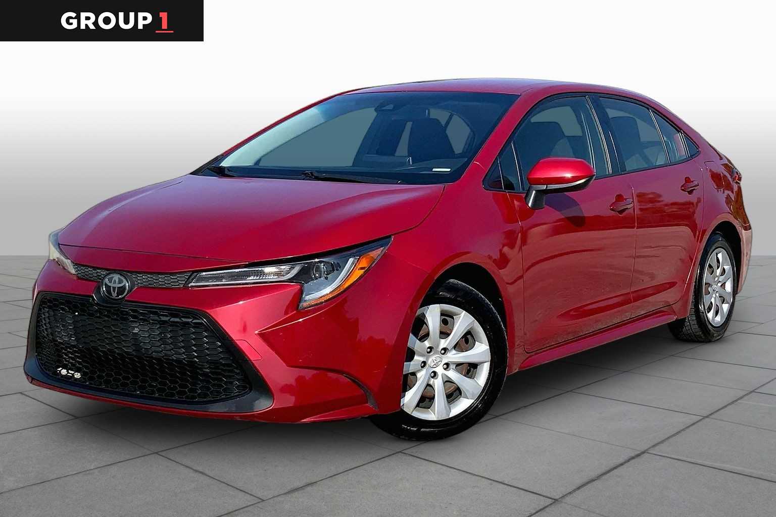 2020 Toyota Corolla LE Barcelona Red Metallic at HGreg Houston