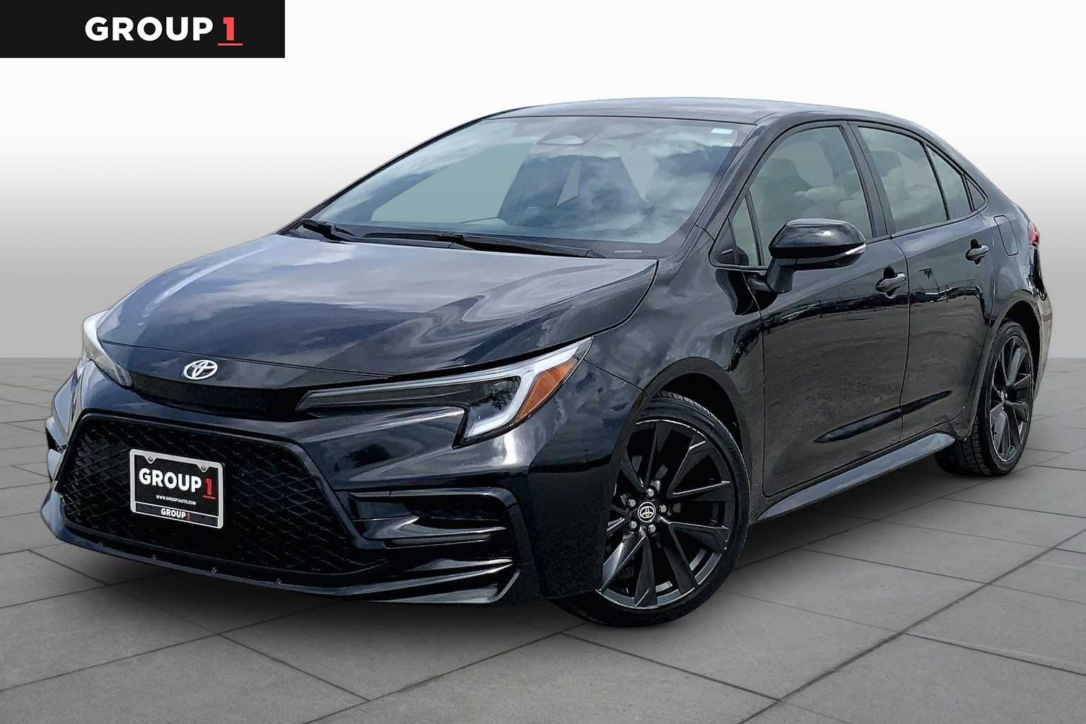 2024 Toyota Corolla SE Midnight Black Metallic at Group 1 Toyota Southwest