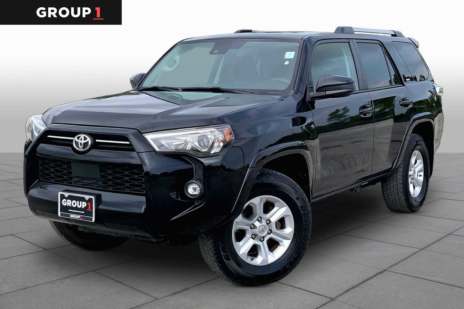 2021 Toyota 4Runner SR5 Midnight Black Metallic at Baytown Ford