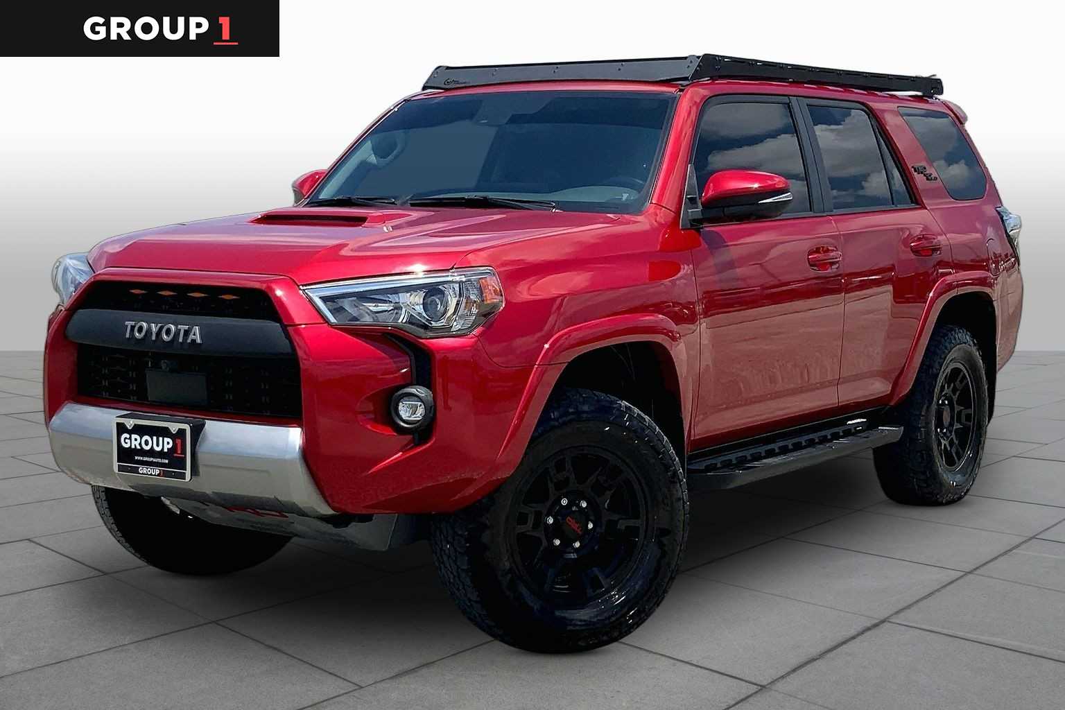 2023 Toyota 4Runner TRD Off Road Premium Barcelona Red Metallic at Group 1 Toyota Southwest