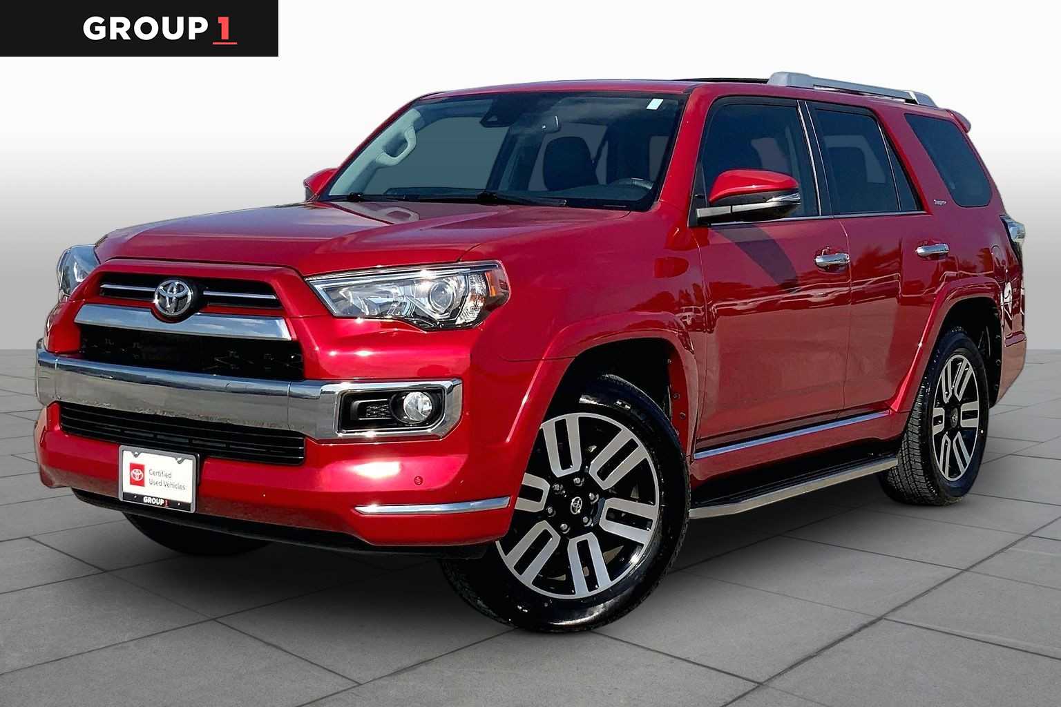 2020 Toyota 4Runner Limited Barcelona Red Metallic at Group 1 Toyota Southwest