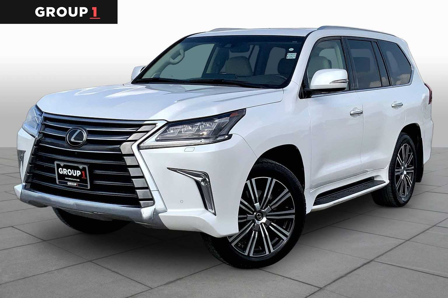 2020 Lexus LX 570  Eminent White Pearl at Texan GMC Buick