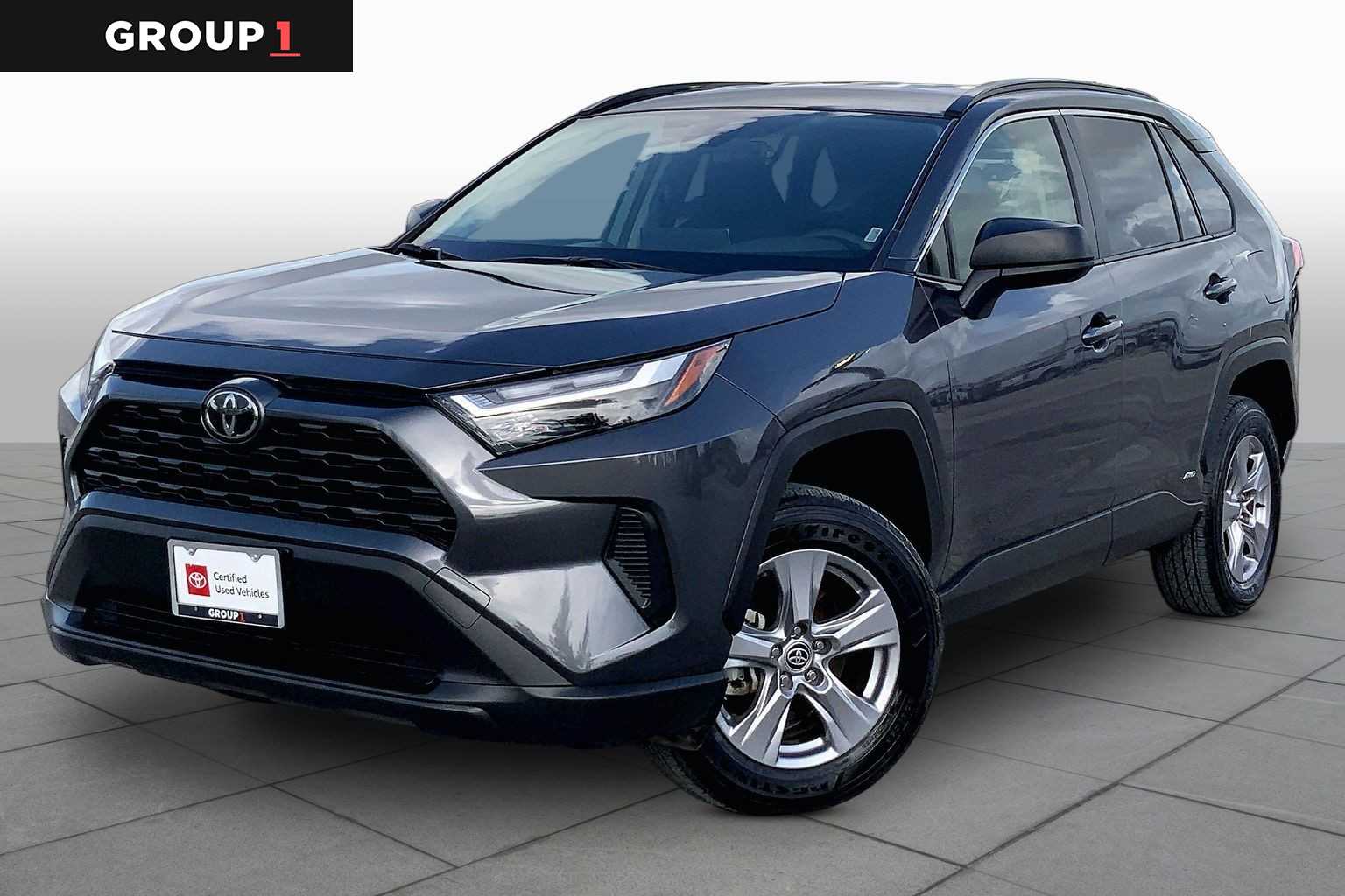 2025 Toyota RAV4 Hybrid LE Magnetic Gray Metallic at Group 1 Toyota Southwest