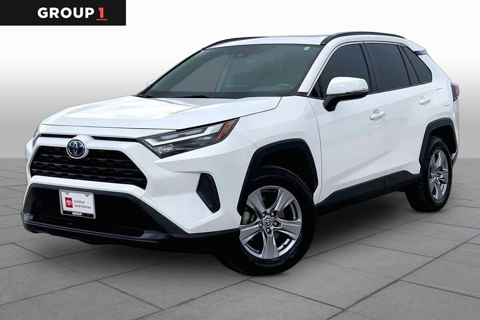 2022 Toyota RAV4 Hybrid XLE White at Texan GMC Buick