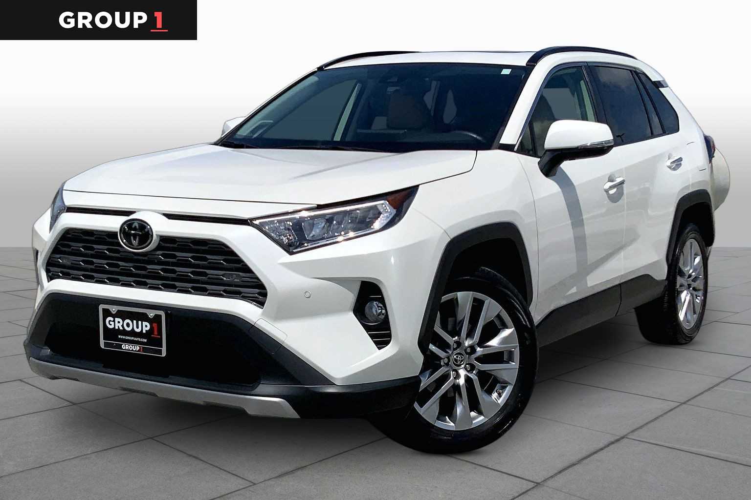 2019 Toyota RAV4 Limited Blizzard Pearl at AutoNation USA Katy