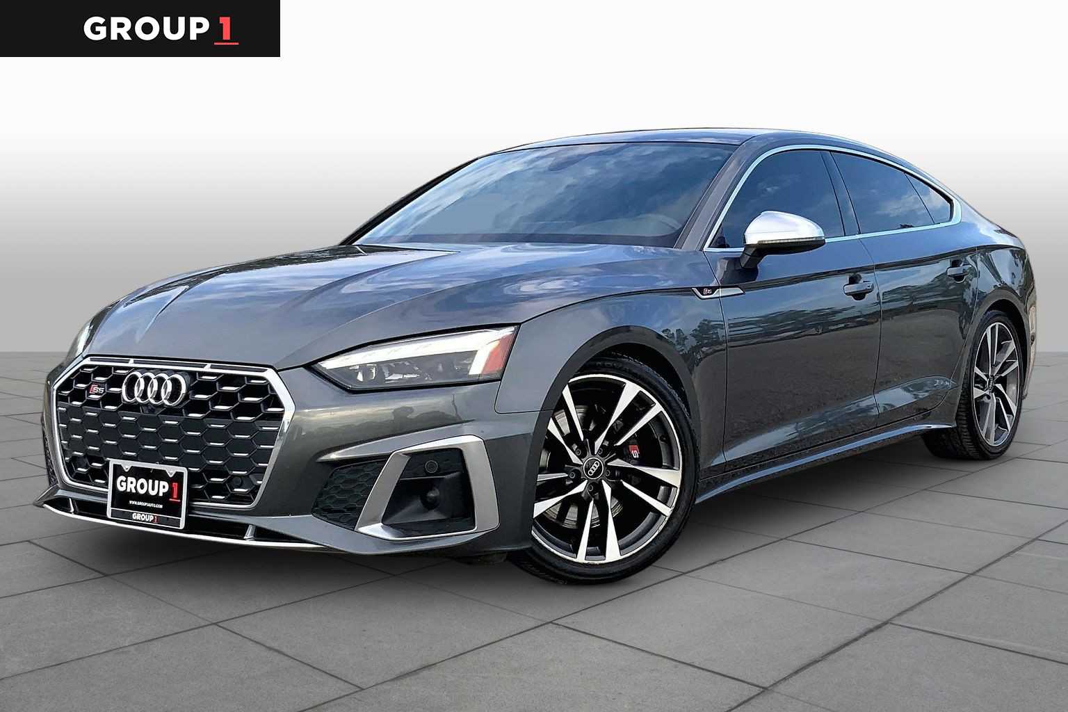 2022 Audi S5 Sportback Premium Plus Daytona Gray Pearl Effect at Group 1 Toyota Southwest