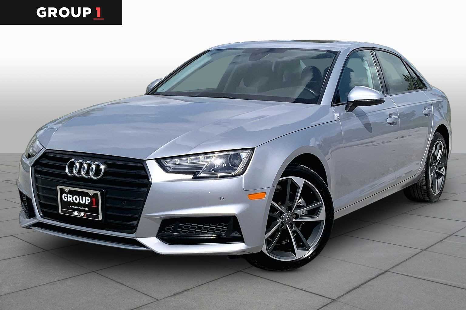 2019 Audi A4 Titanium Premium Florett Silver Metallic at Lexus Southwest Houston