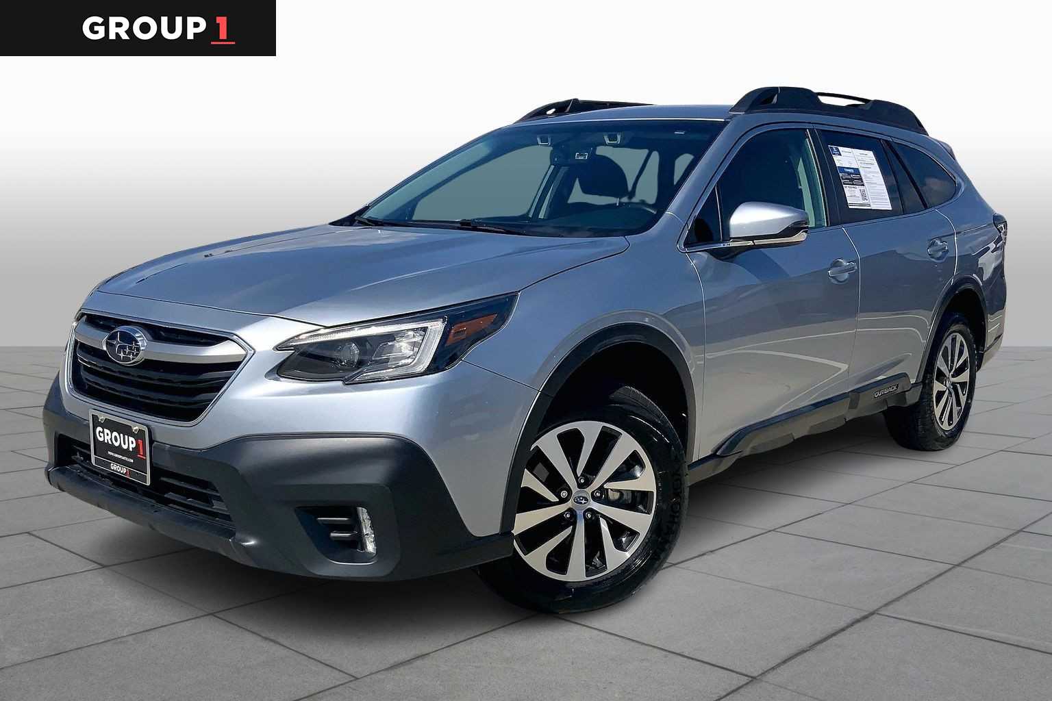 Ice Silver Metallic 2021 Subaru Outback Premium Crossover AWD SUV / Crossover All-Wheel Drive Continuously Variable Transmission