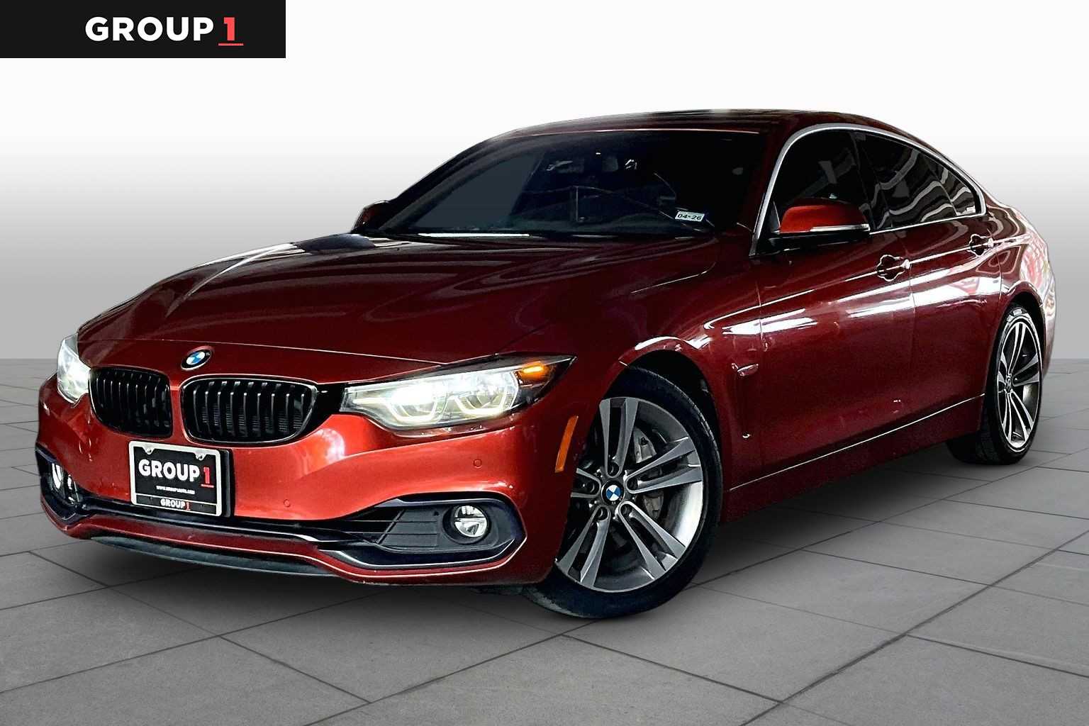 Sunset Orange Metallic 2019 BMW 4 Series 440i Gran Coupe RWD Sedan Rear-Wheel Drive 8-Speed Automatic